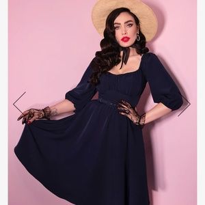 Vixen Vacation Dress in Navy